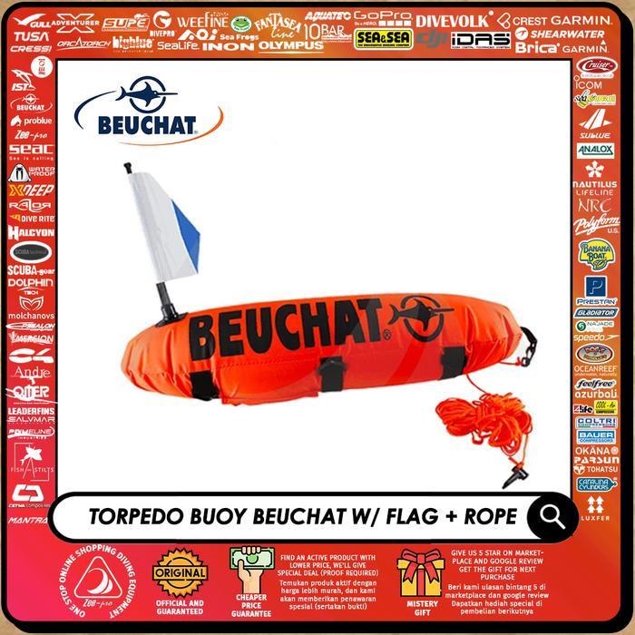 Pelampung Panah Ikan Spearfising Torpedo Buoy Speargun Float Beuchat