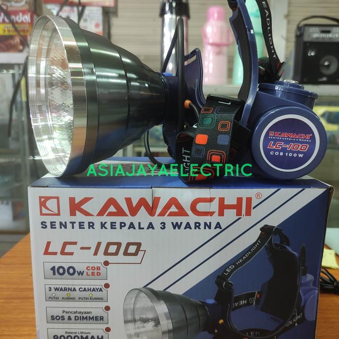 HEADLAMP SENTER KEPALA KAWACHI 100W LC100 100 WATT LC-100 3 WARNA ORI