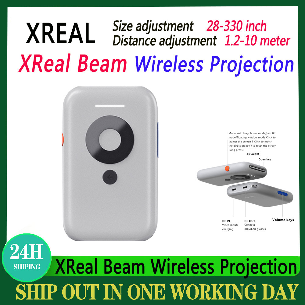 Kotak Proyeksi Sinar XReal Kacamata Nreal Air Terhubung Langsung dengan Kacamata Rog AR Untuk  Andro