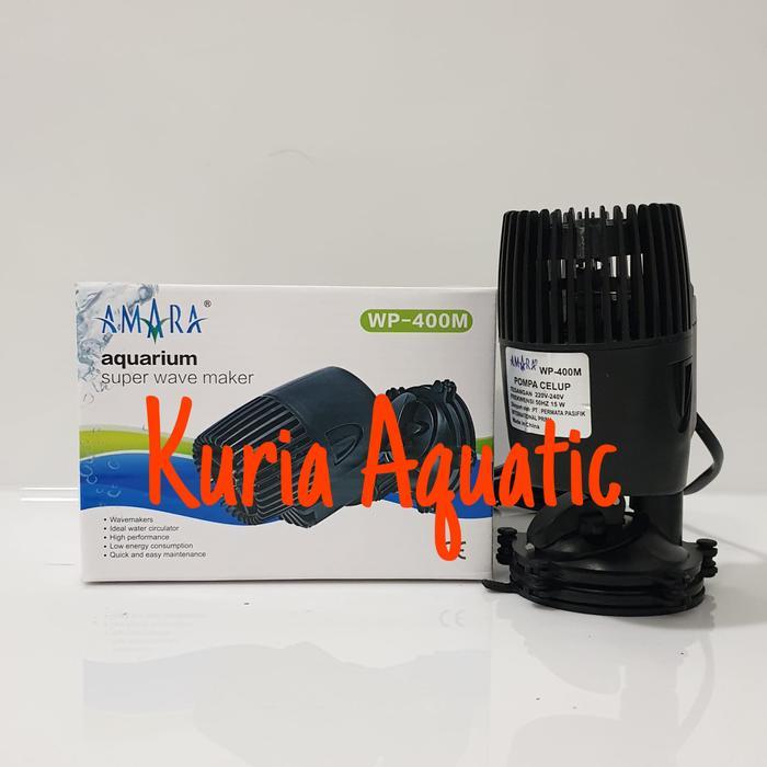 Amara Wp 400M Aquarium Super Wave Maker Wp400M Pembuat Arus Wp 400 M