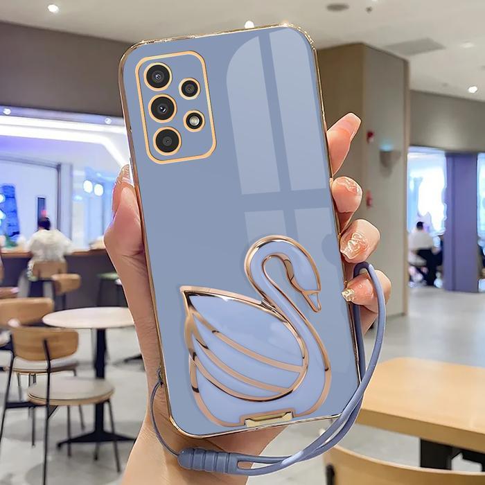 TERLARIS CASE FOR SAMSUNG A23 SOFTCASE DENGAN STAND MEWAH LUXURY PLATING