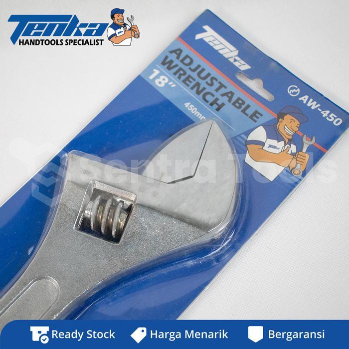 Kunci Inggris Adjustable Wrench Tenka Ukuran 18 Inch