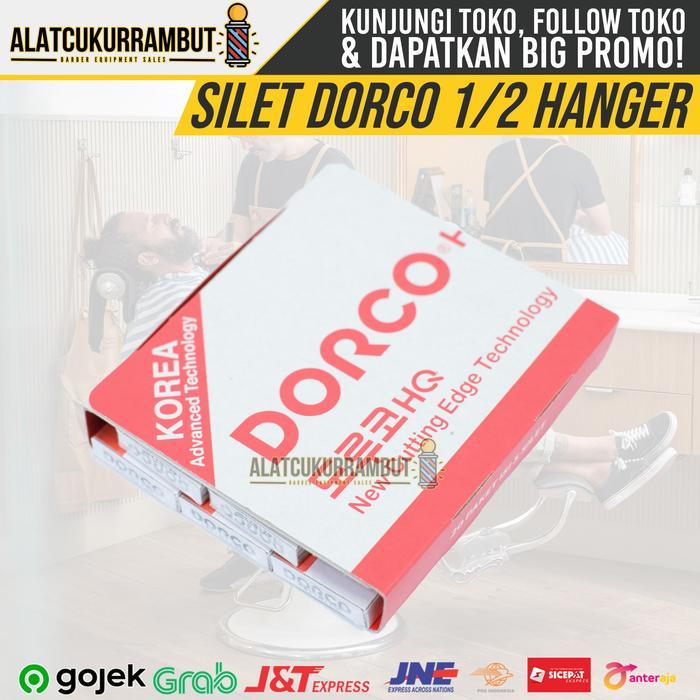 Pisau Silet DORCO SETENGAH Cukur Kumis Jenggot Rambut Razor Blade