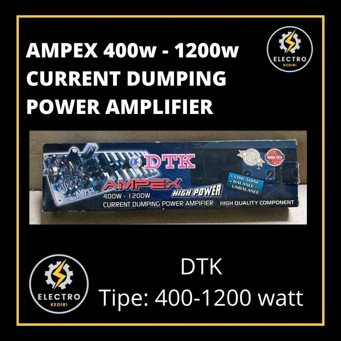 DTK Kit AMPEX 400 - 1200 watt Current Dumping Power Ampifier 1200w
