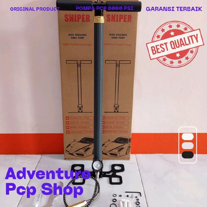 Pompa Pcp Sniper 4 stage 6000 PSI Pompa Pcp Sniper Kaki Lipat Pompa Pcp Murah Pompa Pcp Bagus Pompa