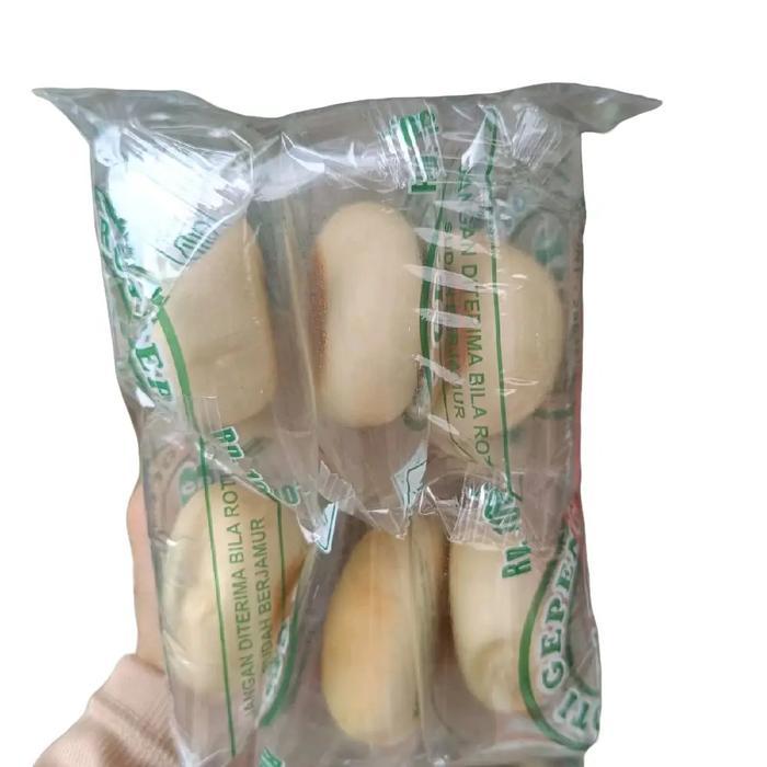 "New" Roti Gepeng Cap pia mm Rasa Kacang Hijau /Roti Gepeng Khas Sukabumi - Kacang Hijau isi 10 pcs