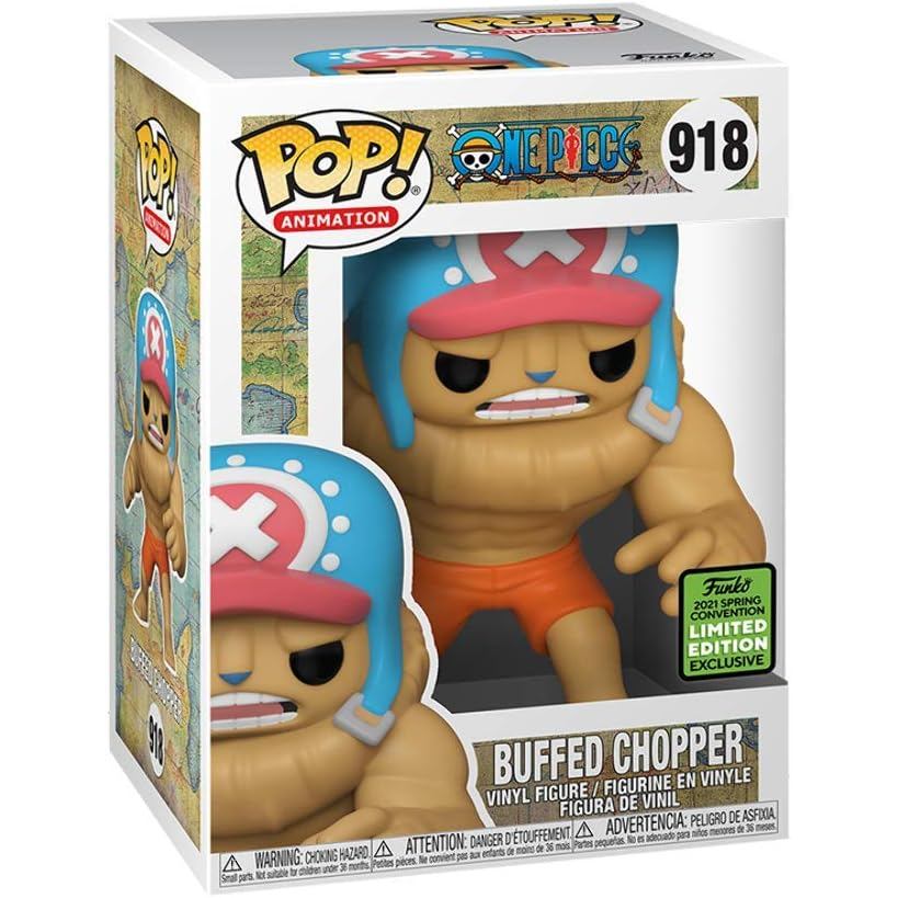 FUNKO POP FIGURE One Piece Buffed Chopper Pop 2021 ECCC Exclusive