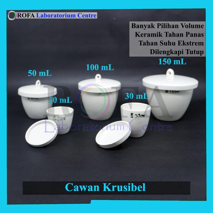 CAWAN KRUSIBEL / PORSELEN KRUSIBEL / CRUCIBLE CAP / CRUCIBLE PORCELAIN
