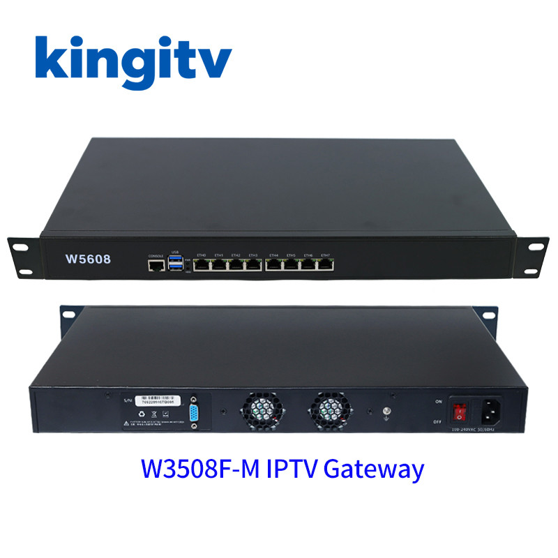 JUAL  The W3508F-M IPTV Gateway is a device with 8 data ports, supporting approximately 80 HD/SD pro