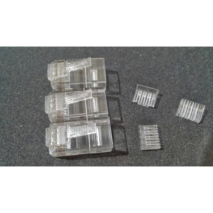 Rj45 Belden / Connector Rj45 Cat6 / Rj 45 Cat6 Belden 50Pcs [Original]