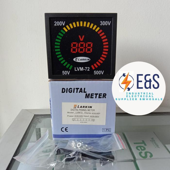 Digital Voltmeter Larkin Lvm72 / Digital Volt Meter Lvm 72 Larkin