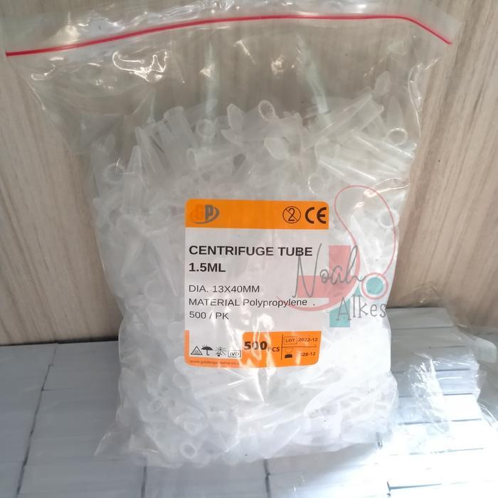 Ready SAMPLE CUP / PCR TUBE / CUP SAMPLE 1,5 ml isi 500 pcs GP/MONO TES