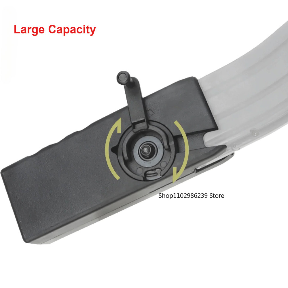 1000 Capacity 6Mm Bbs Speed Loader Plastic Bb Storage Box For M4 Hand Crank Magazines Quick Loader