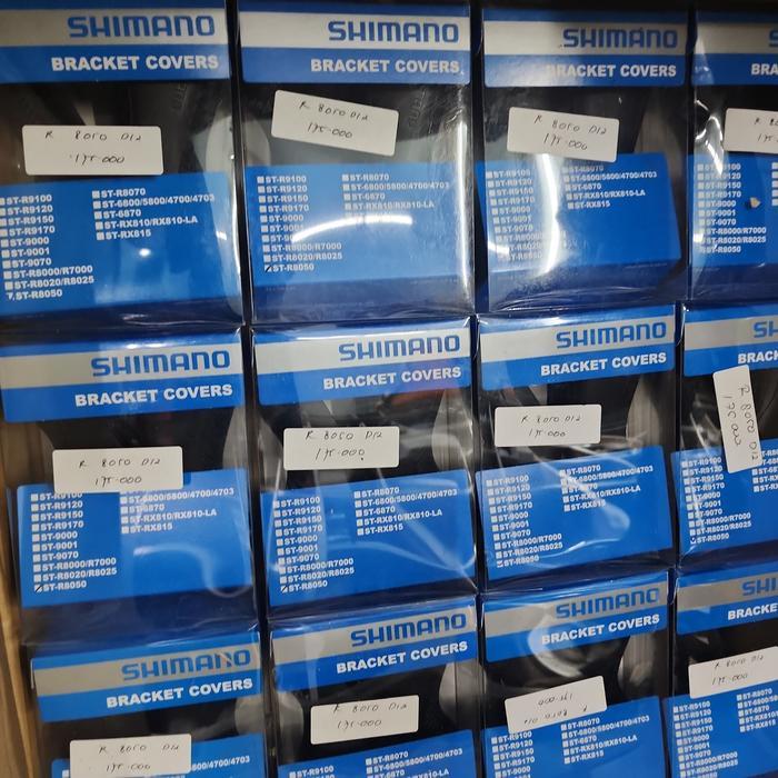 Shimano Bracket Covers St-R8050 Hood Cover Karet Brifter Ultegra Di2 Rim Brake R8050 Original