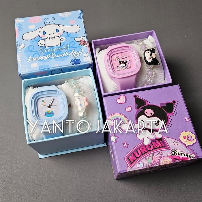 Kado - Jam Tangan Anak Perempuan Free Gelang Terjamin