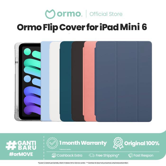 Ormo Ipad Case Silicone Leather Cover Auto Flip For Mini 6