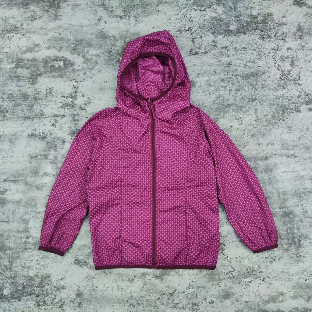Jaket UNIQLO Kids Pocketable Parka Anak E026 - Size 110
