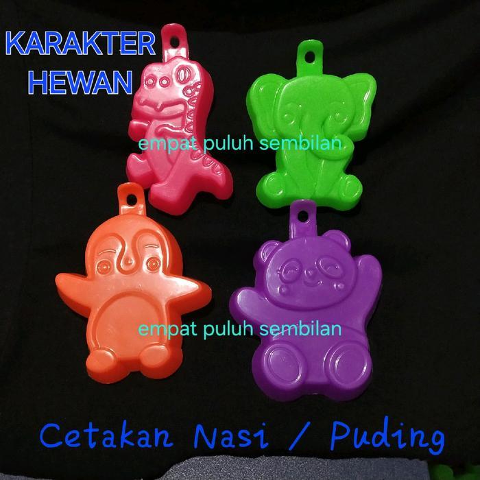 1 lusin cetakan puding set hewan - cetakan panda - detakan karakter