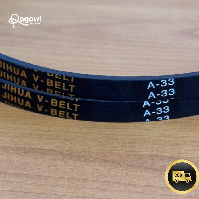 JIHUA V-BELT A-33 UNTUK MESIN CUCI UNTUK MERK SANYO DAN SHARP KARET PENGAIT MESIN CUCI JIHUA A-33