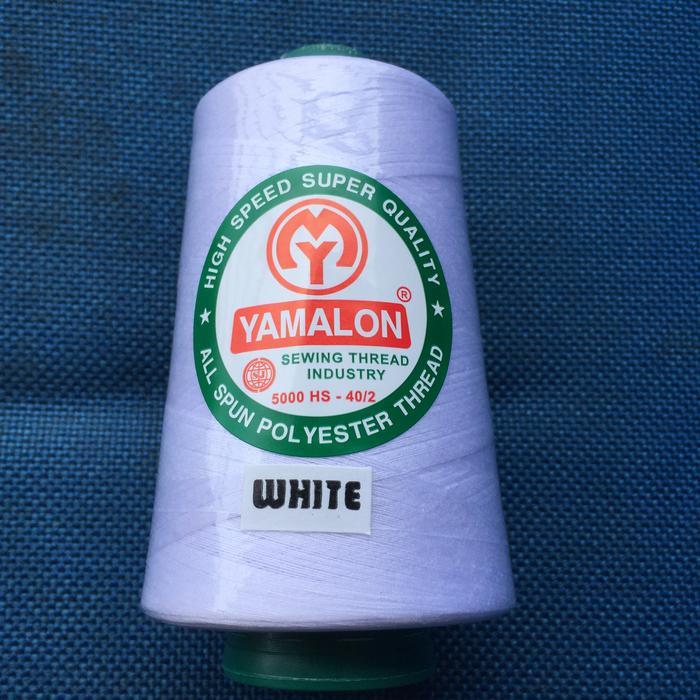 Benang jahit yamalon 5000 yeard putih
