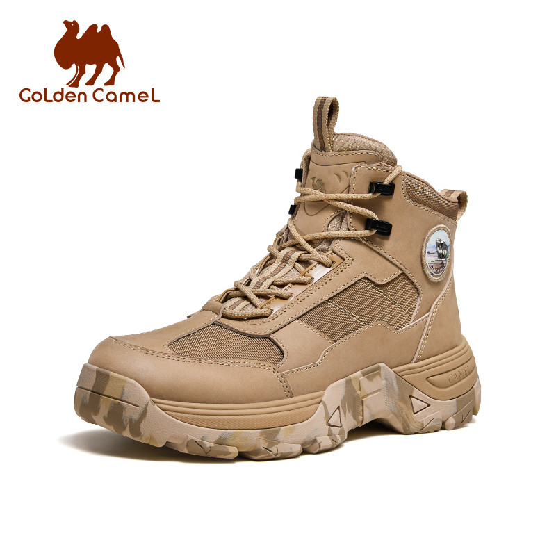 GOLDEN CAMEL Outdoor Hiking Shoes Waterproof Walking Hiking Boots Non-Slip Warm Tactical Trekking