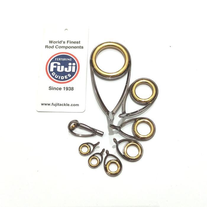ASLI RING GUIDE FUJI GOLD SET SPINNING CINCIN KERAMIK KOLONGAN READY STOCK