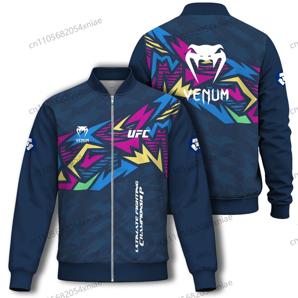 New Spring 2026 Men's UFC Sports Jacket, Spring and Autumn Zipper Jacket, Casual Fashion Jacket,