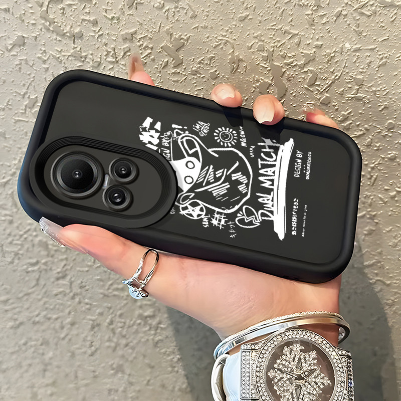 Casing Hp OPPO Reno 10 5G OPPO Reno 10 Pro 5G Case Casing Pasukan beruang rusak pola Kasus HP Tangga