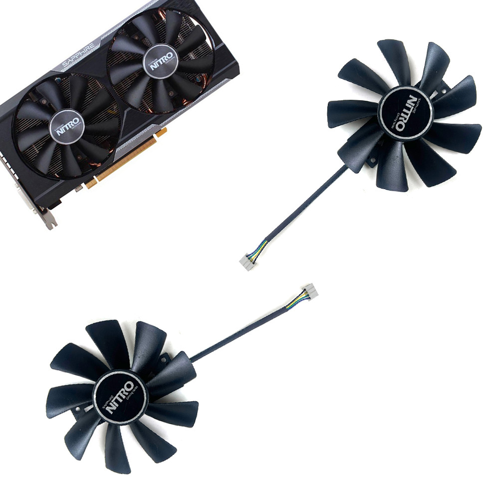 NEW Cooling Fan 100mm GAA8B2U/GAA8S2U 4pin DC 12V 0.45A R9 380X GPU Cooler for Sapphire R9 380 380X