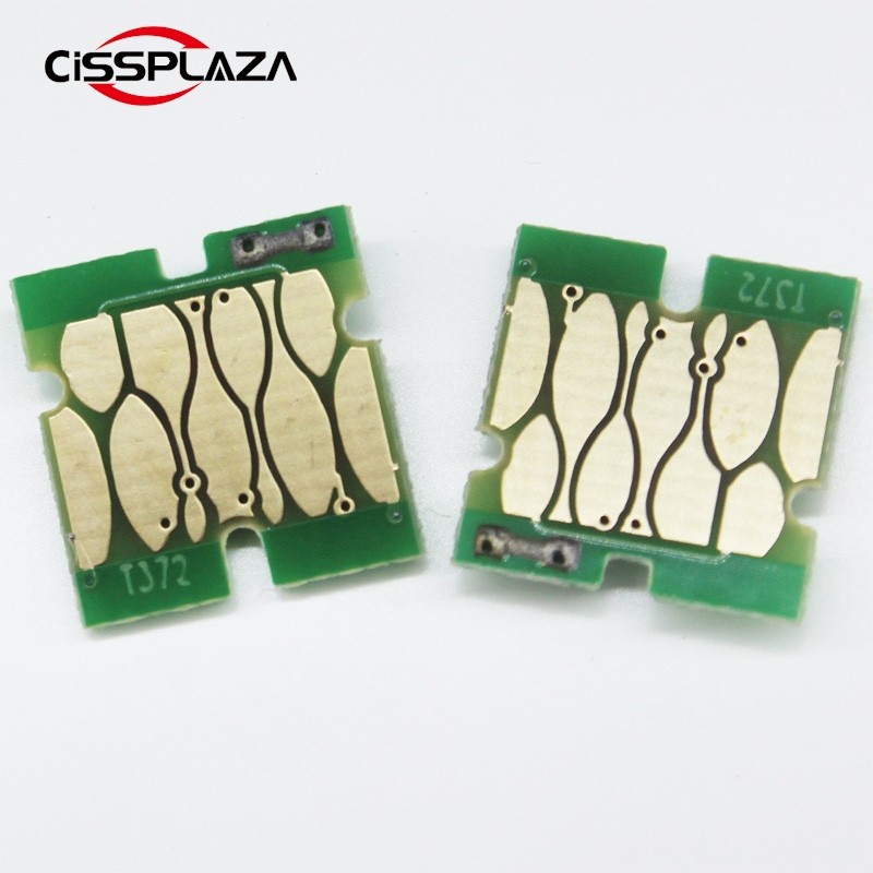 Cissplaza T372 One Time Chips Compatible For Ink Cartridge For Epson Picture Mate Pm-520 Pm520 Pm