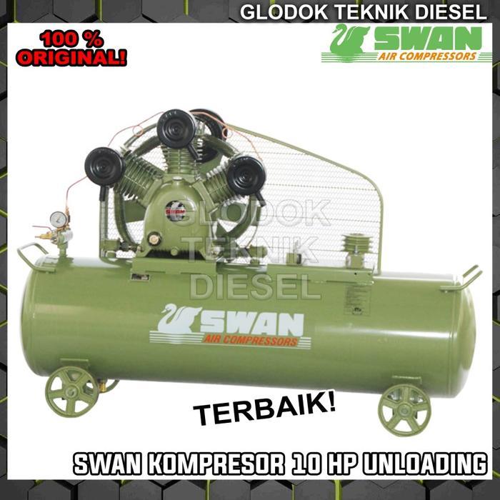 SWAN AIR COMPRESSOR 10 HP KOMPRESOR ANGIN 10 HP (S SERIES) SWP-310 - Tanpa Penggerak