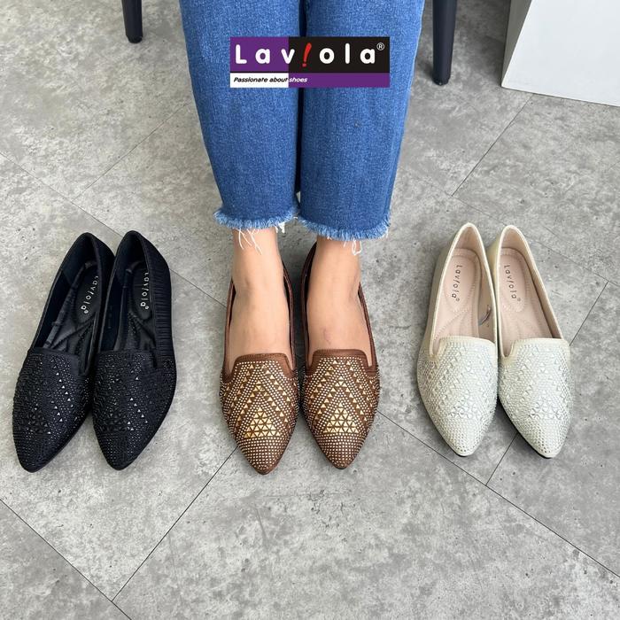 Berrybenka - 4277 LSH - Flat Shoes Wanita Beige Black Brown