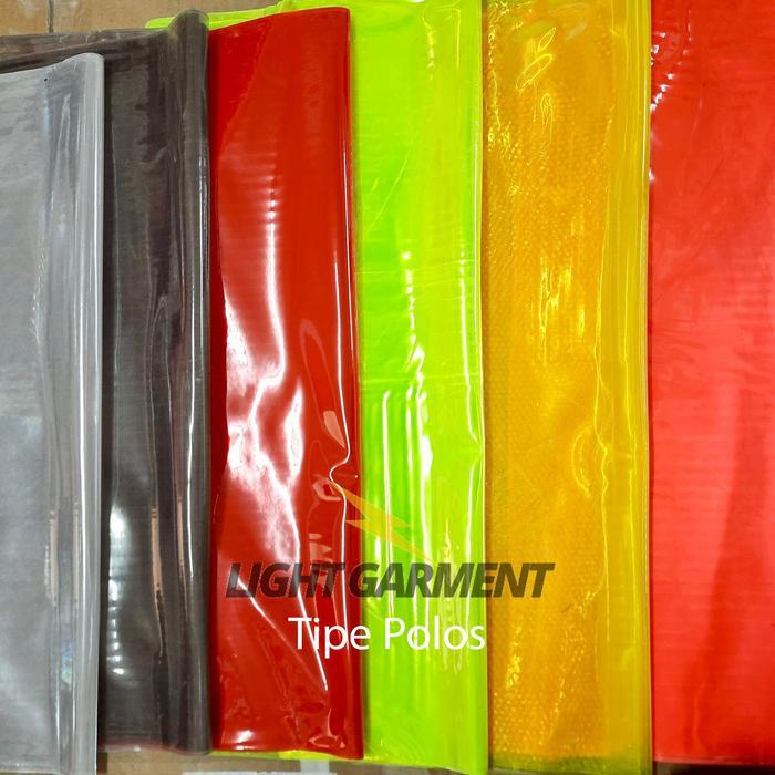 Scotchlite Reflektif Reflektor PVC plastik per lembaran