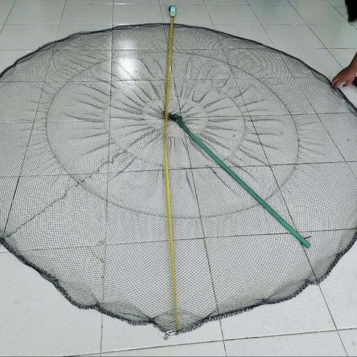 JALA IKAN, JALA LEMPAR, JALA 1,5 METER FULL MEKAR BAHAN NILON / BENANG, JALA UDANG, JALA SUNGAI