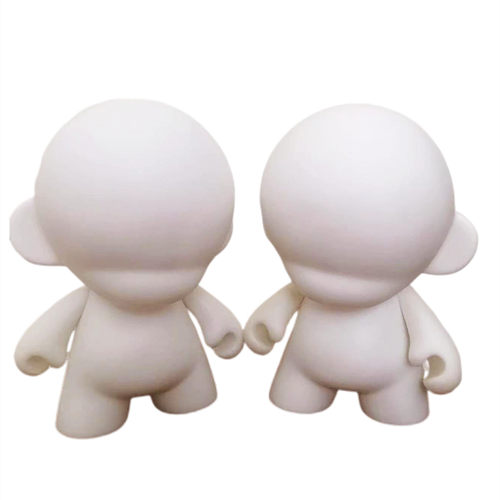 5Pcs Kidrobot Munny Diy Kids Toys For Art Students White Dolls Do It Yourself Elfbar Vinyl Art