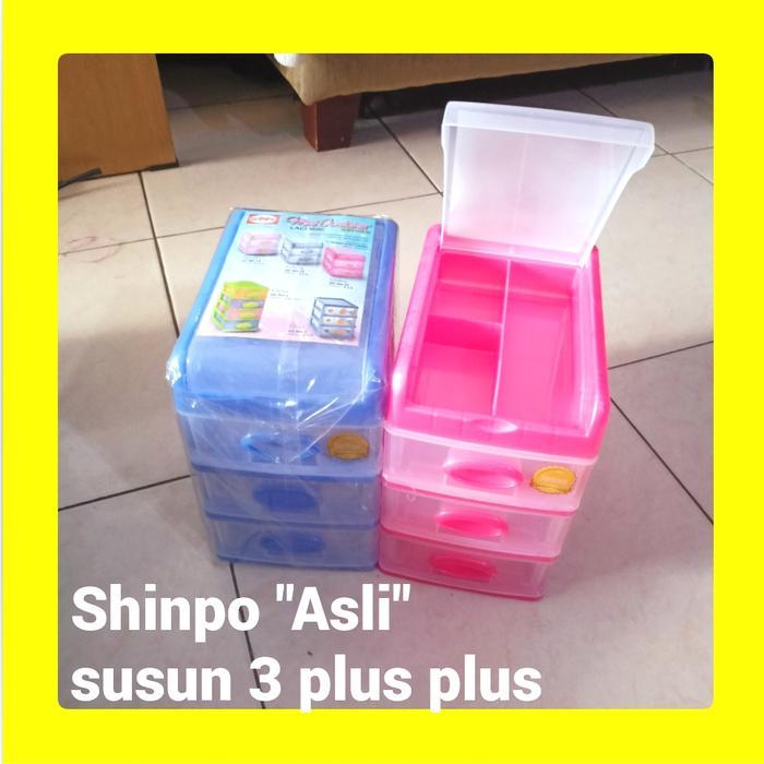 Rak Container Laci Shinpo Susun 3.