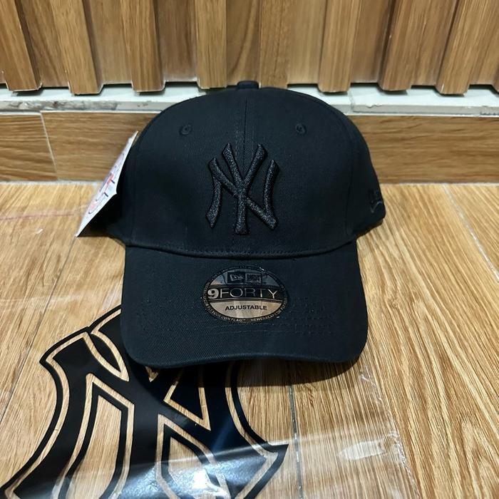 Topi Ny Mlb Cap Full Black Full Tag