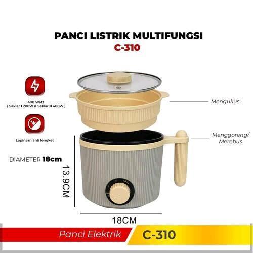Advance C-310 Panci Listrik Elektrik Multifungsi Warmer Steamer Cooker
