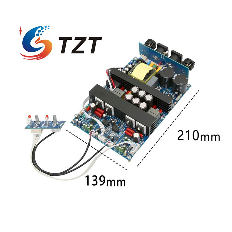 Tzt Irs2092 500W+500W Hifi High Power Dual Channel Digital Class D Power Amplifier Board Ultra