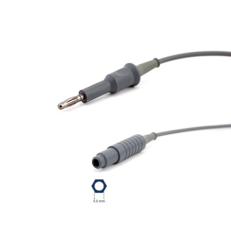 BELI SEKARANG Karl Storz 26002M Compatible ESU HF Cable High Frequency Cord Monopolar 4mm for Clickl
