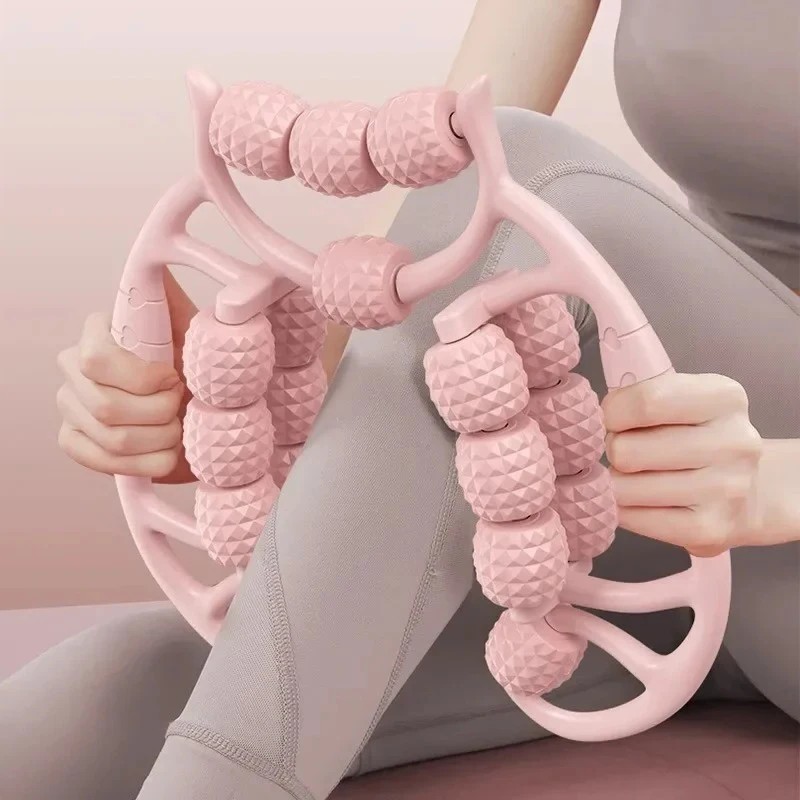 9/12/18 Rounds Massage Roller Of Circular Leg Slimming Leg Massager Muscle Stretching Equipment