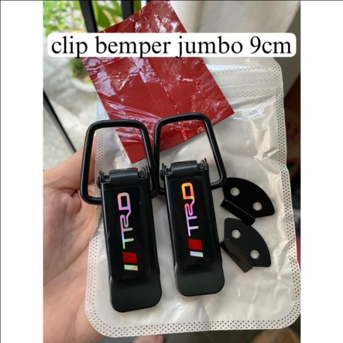 "New" Penjepit Klip Bumper Mobil Motor Body Bodi Variasi Aksesoris - Klip Bemper Mobil 2 Pcs BESAR /