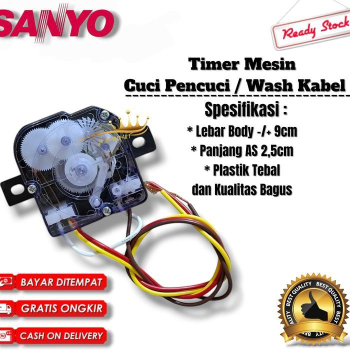 Sanyo Timer Wash Pencuci Penggiling Mesin Cuci 2 Tabung Sanyo 3 Kabel Murah
