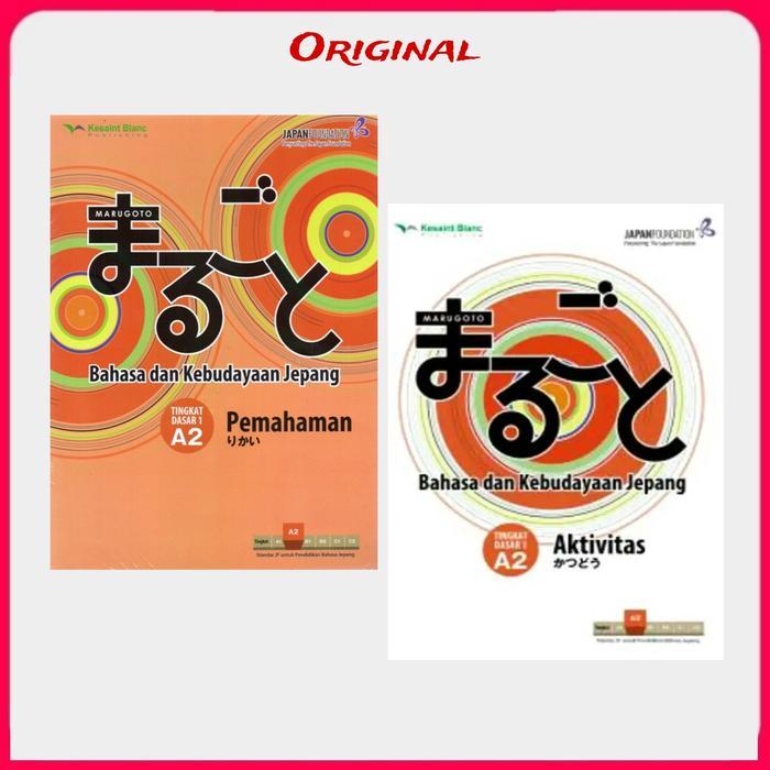Buku Bahasa Jepang " Paket Marugoto A2 Jepang Pemahaman & Aktivitas