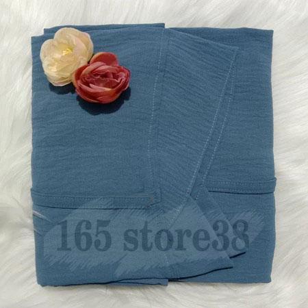 Hijab/Jilbab/Khimar Pad Antem Jumbo Crinkle Syari Bergo Soft Pad Antem Aisyah Gratis Ongkir