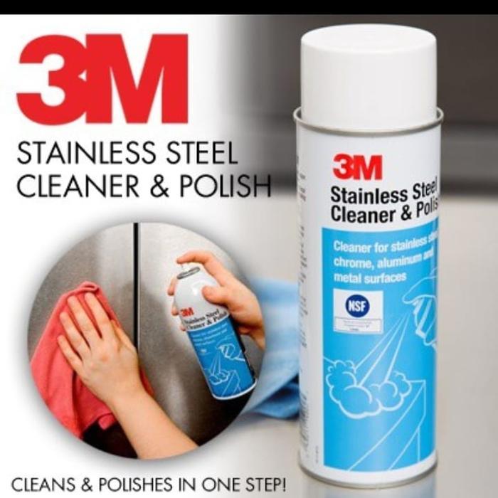 STAINLESS STEEL CLEANER & POLISH 3M