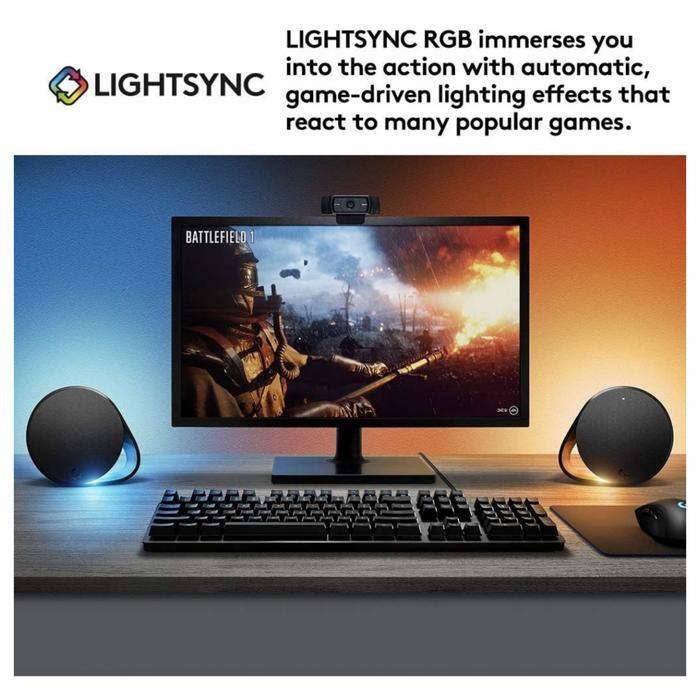 Logitech G560 Best PC Gaming Speaker RGB LightSync Explosive Subwoofer