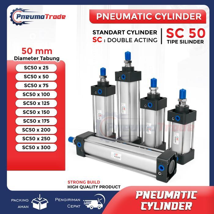 Cylinder Air Pneumatic Silinder SC50