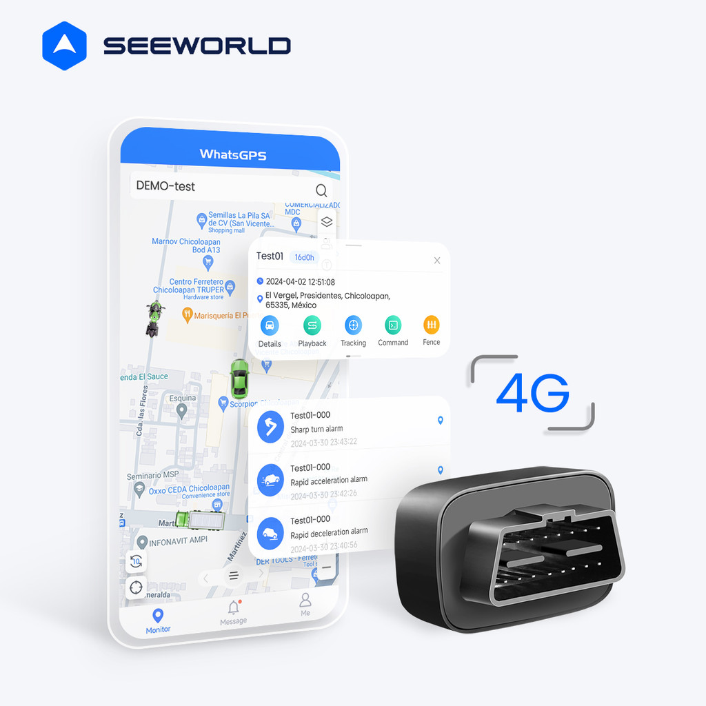 Small Easy Hidden Real-time Tracking Voice Recording OBD 4G Global Locator GSM GPRS GPS Tracking