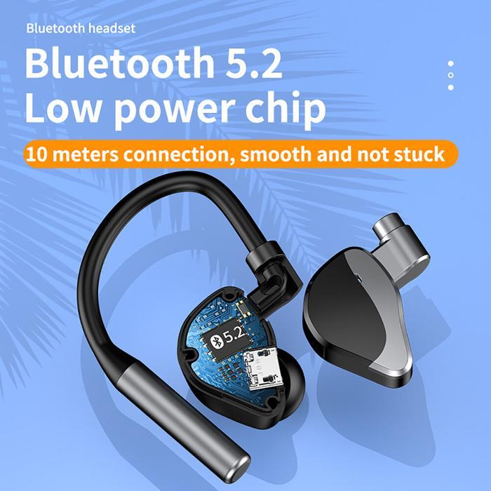 Jtke Earphone Bluetooth 5.2 Tws, Headphone Nirkabel, Kontrol Sentuh